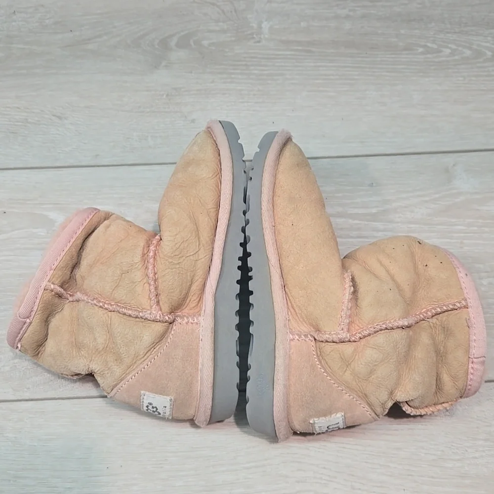 Ugg Australia 5251T Girl Kids Girl Pink Suede Boots Shoes Boots Sz 11